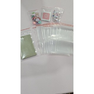 100g Túi Zip Chỉ Đỏ Nhiều Size