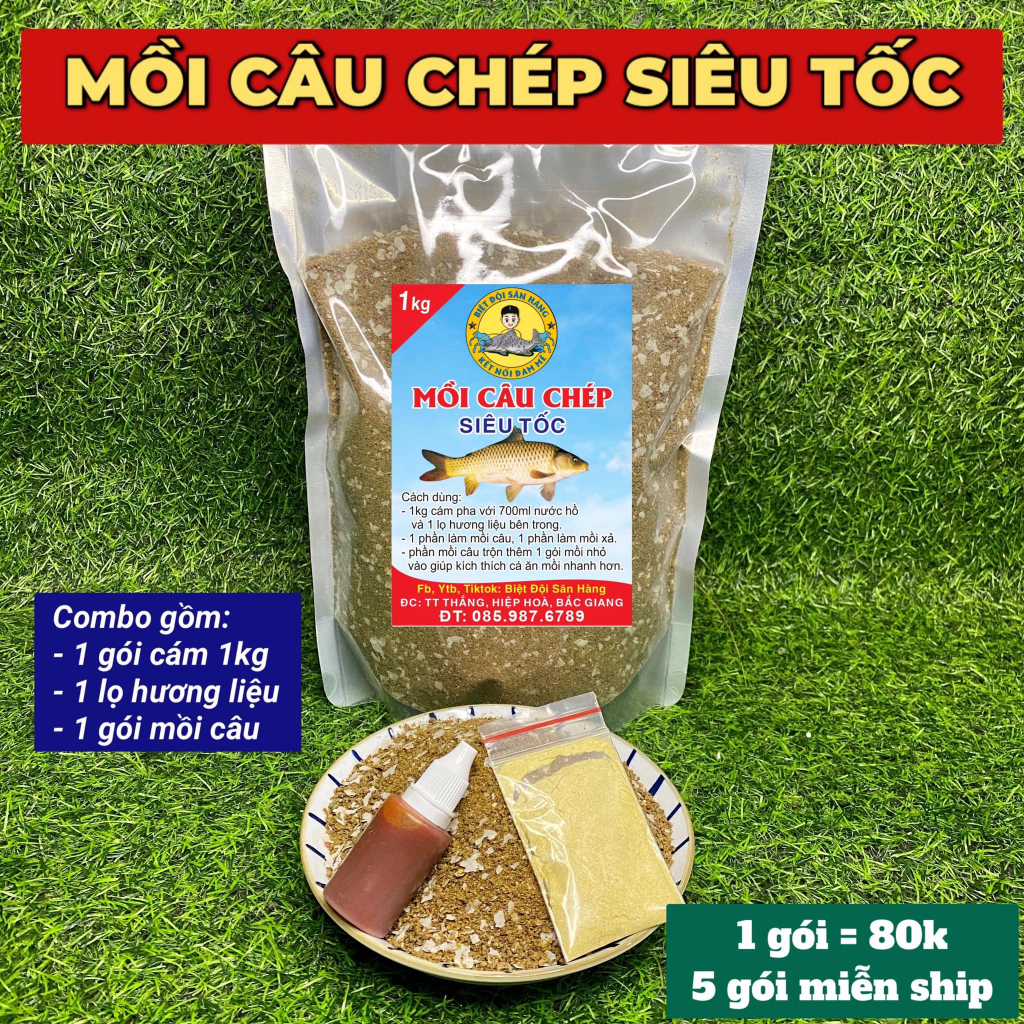 Mồi Câu Cá Chép Siêu Tốc Của Biệt Đội Săn Hàng