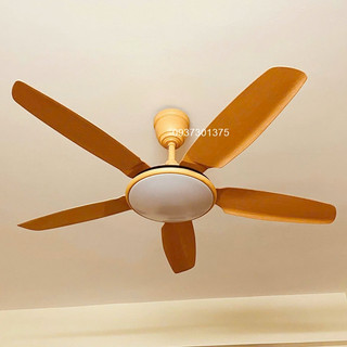 Quạt trần đèn 5 cánh sải rộng 1m32 động cơ DC lõi đồng,điều khiển 6 số có đảo chiều,đèn led 3 chế độ sáng Q810 Dendeco24