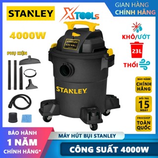 Máy hút bụi siêu mạnh 3 chức năng hút khô, ướt và thổi bụi 4000W STANLEY SL19417P-6A MỸ dung tích 23L hút bụi gia đình