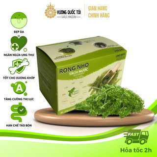 Rong Nho Tách Nước - Vương Quốc Tỏi - Hộp 25g x 6 gói, Thực phẩm cho sức khoẻ