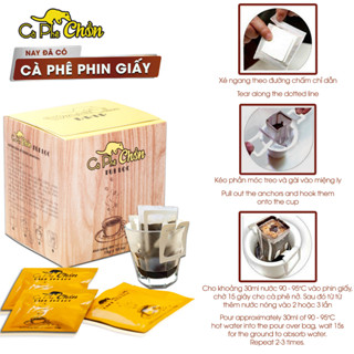 Cafe Chồn phin giấy cao cấp - Weasel Coffee - (10 gói x 15g)