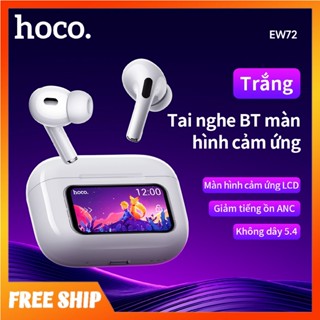 Tai nghe bluetooth Hoco EW72, khử ồn có mic đàm thoại, màn hình cảm ứng điều khiển đa chức năng