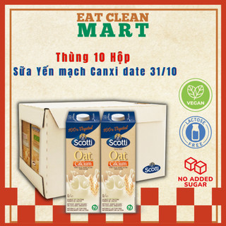 Thùng 10 hộp sữa yến mạch hữu cơ barista bio riso scotti - bio oat barrista