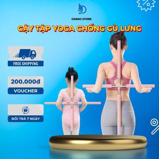 Gậy Tập Yoga Chống Gù Lưng, Mở Vai, Gậy Tập Thể Dục Điều Chỉnh Vai Lưng, Định Hình Lưng Vai