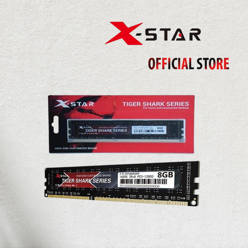 Ram XSTAR Desktop Pc DDR3 8GB Bus 1600 Bảo Hành 3 Năm Chính Hãng Lỗi 1 đổi 1