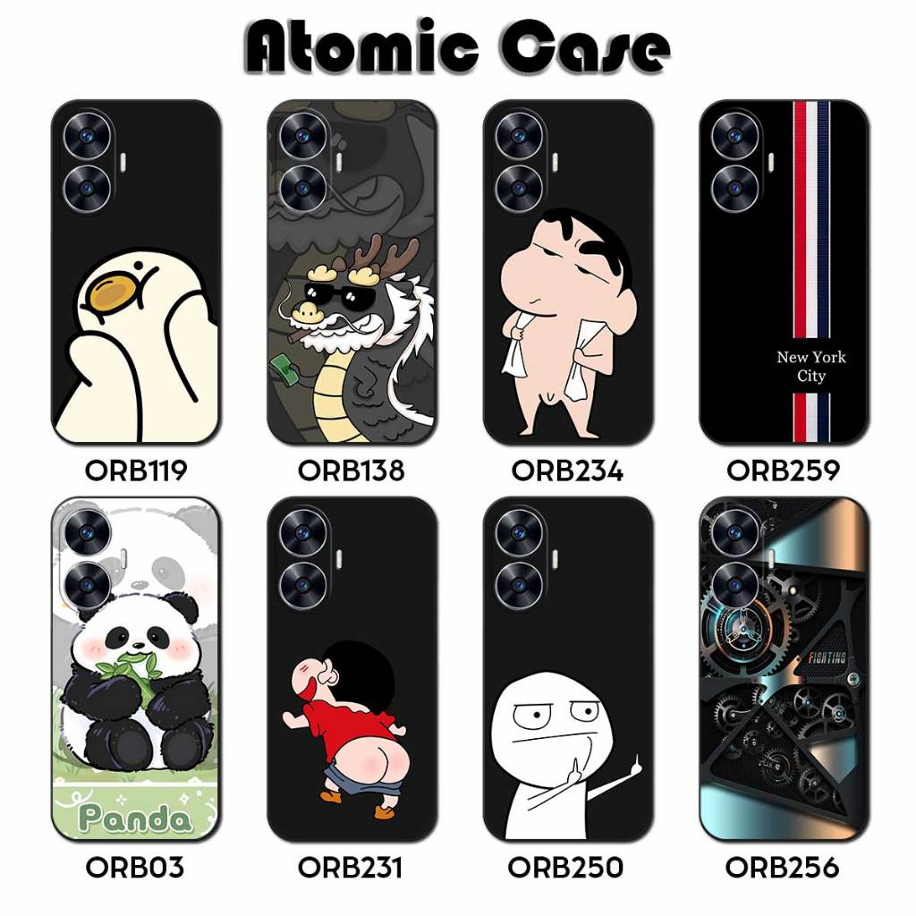 Ốp lưng Realme C55 - Ốp Realme C55 TPU dẻo in hình - Atomic Case