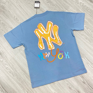 Áo Thun New Era chính Hãng xanh dương logo phồng