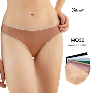 Quần Lót Nữ Mustoto Lưng Thấp Viền Ren Microfiber Mịn Mượt Siêu Thoải Mái (MQ30)
