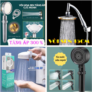 [FREESHIP] ĐẦU VÒI SEN TĂNG ÁP KIỂU HOA SEN, NHẬT BẢN, PHUN XOAY, 5 CHẾ ĐỘ ĐA NĂNG