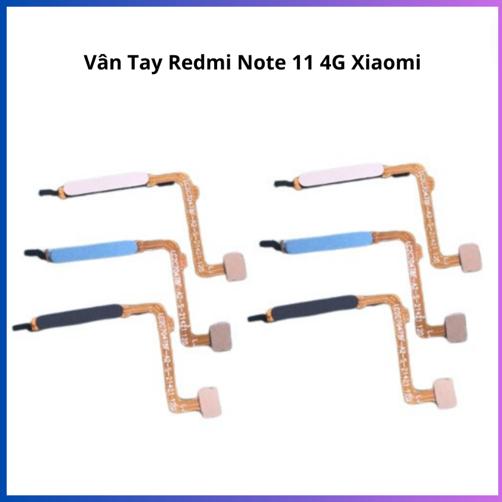 Cáp home vân tay  xiaomi redmi note 11/4G