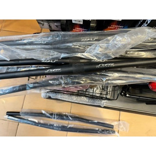 Ghi đông nhôm stifff thẳng 31.8mm - 650mm - đen