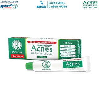 Kem bôi mụn sưng đỏ và đau acnes medical cream 18g