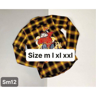 Sơ Mi Kẻ Thêu Hình Hot