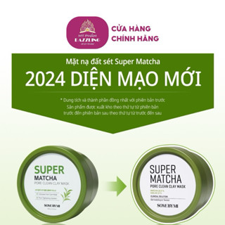 Mặt Nạ Đất Sét Some By Mi Super Matcha Pore Clean Clay Mask 100g