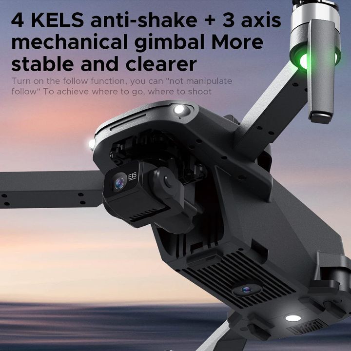 Flycam M318, flycam mini cógimbal chống rung 3 trục, có cảm biến, camera 4K, thời gian bay tối đa 35 phút | BigBuy360 - bigbuy360.vn