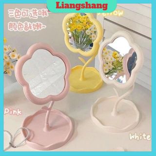 Gương Trang Điểm Hình Hoa Hồng - Gương trang điểm để bàn dễ thương cổ điển, Xoay 360 độ siêu xinh