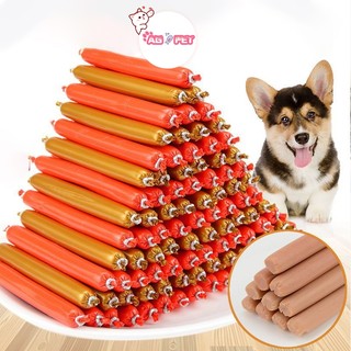 50/100pcs Xúc xích cho Chó Mèo - cung cấp dinh dưỡng cho thú cưng 15gram