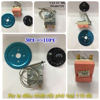 Bộ rơle điều chỉnh nhiệt 30-110 độ cho nồi nấu phở - CF