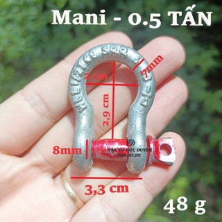 Ma ní U MEGA tải cao - Thép chịu lực [ 0.5 Tấn ]