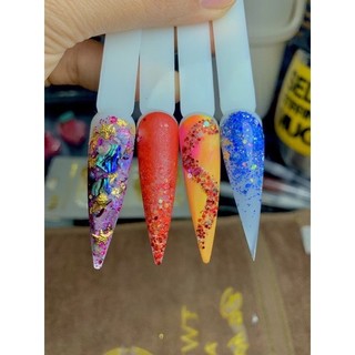 Móng que tập sơn - móng que nail đầu nhọn 1 bịch 40 que