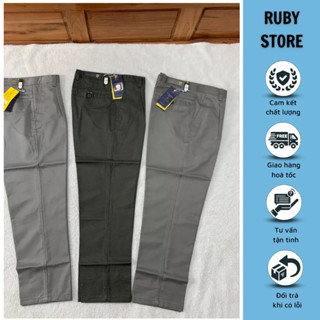 Quần Dài KAKI Nam Trung Niên Quảng Châu Hàng Loại 1 Dày Dặn + Ảnh Thật