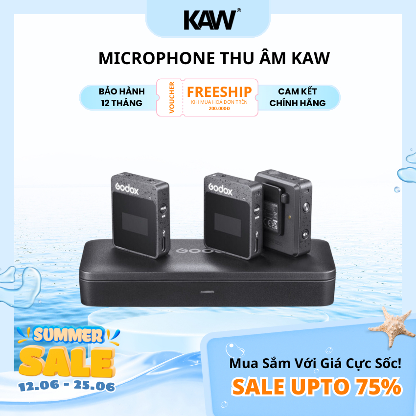 Microphone Thu Âm Chính hãng KAW