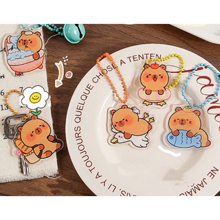 Móc Khoá Capybara Đáng Yêu Thiết Kế Xinh Xắn