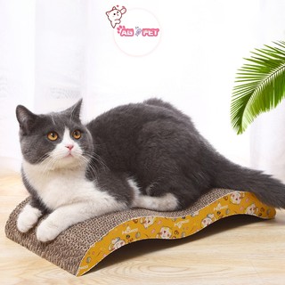 【Tặng  Bảng cào cho mèo】Bàn cào cho mèo cưng, Bìa giấy cứng sóng có độ dày cao