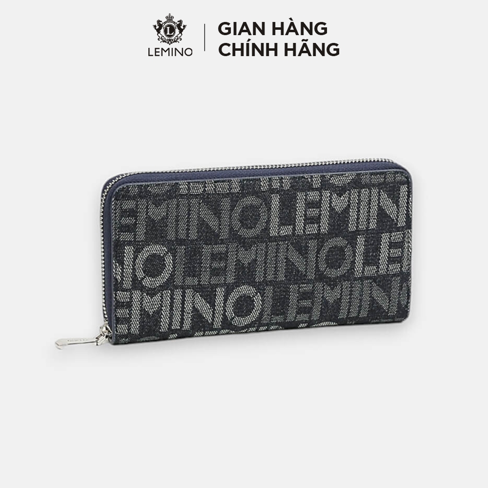 Ví Nữ LEMINO Monogram Denim LE48007