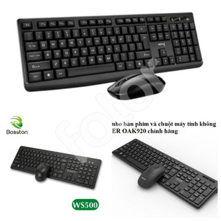 Combo bàn phím chuột máy tính không dây acer oak920 - bosston ws500 - deiog v31