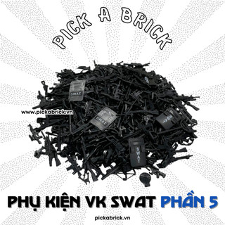 Phụ kiện vũ khí swat - đồ chơi lắp ráp xếp hình pab phụ kiện swat army minifigures lính quân đội
