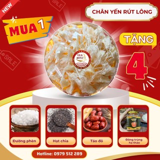 {1 lạng} Chân Tổ Yến Sào đã sạch lông. Chân Yến Sào Rút Lông tặng kèm nguyên liệu chưng yến