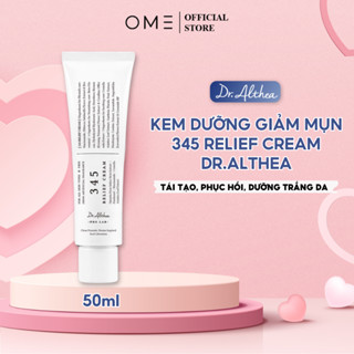 Kem Dưỡng Trắng Giảm Mụn 345 Dr.Althea Tái Tạo Da Resveratrol 345 Relief Cream 50ml