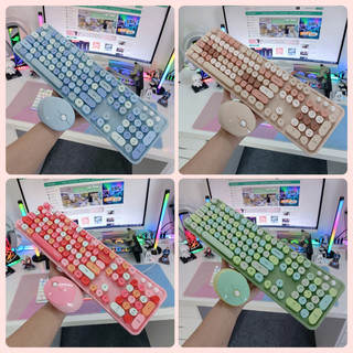 COMBO BÀN PHÍM CHUỘT KHÔNG DÂY MOFII CANDY SWEET CHÍNH HÃNG TƯƠNG THÍCH CẢ HỆ ĐIỀU HÀNH WINDOWS VÀ MACOS
