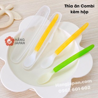 Thìa ăn kèm hộp Combi dành cho bé từ 5 tháng - Hàng chính hãng