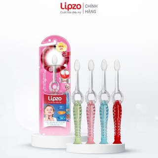 [Combo 2]Bàn Chải Đánh Răng Trẻ Em Lipzo Kids S1 Lông Chỉ Tơ Nha Khoa Kháng Khuẩn Mềm Mảnh Dành Cho Bé Từ 2 Tuổi Trở Lên