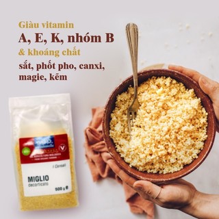 Hạt kê Hữu Cơ ( đã tách vỏ) 200g