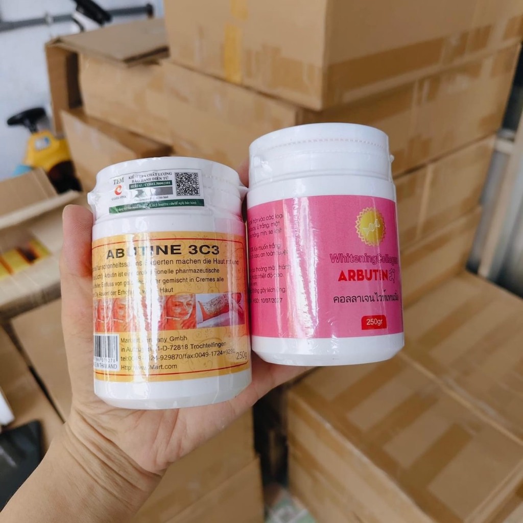 [Chính hãng] Kích trắng Abutine 3c3 V-250, có tem cào check mã+Kích abutin  hồng 250gr