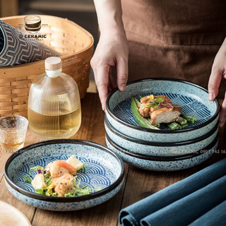 Dĩa Tròn Chủng Vân Mây Ú CERAMIC