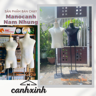 Manocanh Nam Bọc Vải Nhung Cao Cấp Chân Sắt, Loại Có Đùi Và Không Đùi Dùng Cho Shop Thời Trang