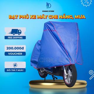 Bạt phủ xe máy che nắng, che mưa, chống bám bụi, chống trầy xước loại dầy
