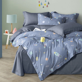 Bộ 5 món drap, áo gối NIN Tencel SELINA mẫu mới 2024 chất lụa tencel màu 14 - 21 mềm mát Không mền