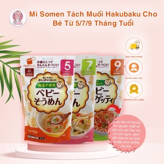 Mì somen hakubaku 100g cho bé 5,7,9m