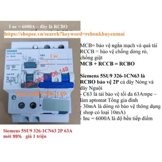 Cầu dao cb aptomat #elcb #rcbo #chống_rò #chống_giật #siemens #schneider #abb #chống_sét_lan_truyền