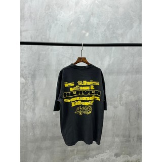 Áo thun wash oversize - Hellstar Rage Tee Washed Black