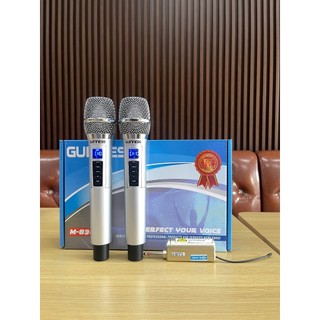 Micro Karaoke Không Dây Guinness M-830D, Chỉnh Echo, Bass, Treble Trên Thân, Micro Du Lịch,Giảng Dạy
