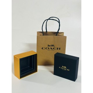 Set túi hộp đựng trang sức, đồng hồ coach cao cấp
