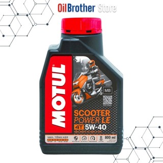 Nhớt Motul Power Scooter 4T 5w40 800ml