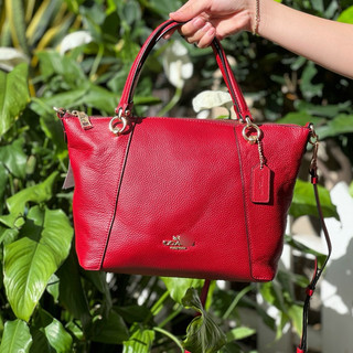 Túi C0ach Kacey Satchel đỏ xinh